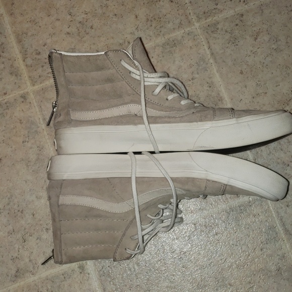 Vans Skateboard high top tan suede sneakers - Picture 8 of 8